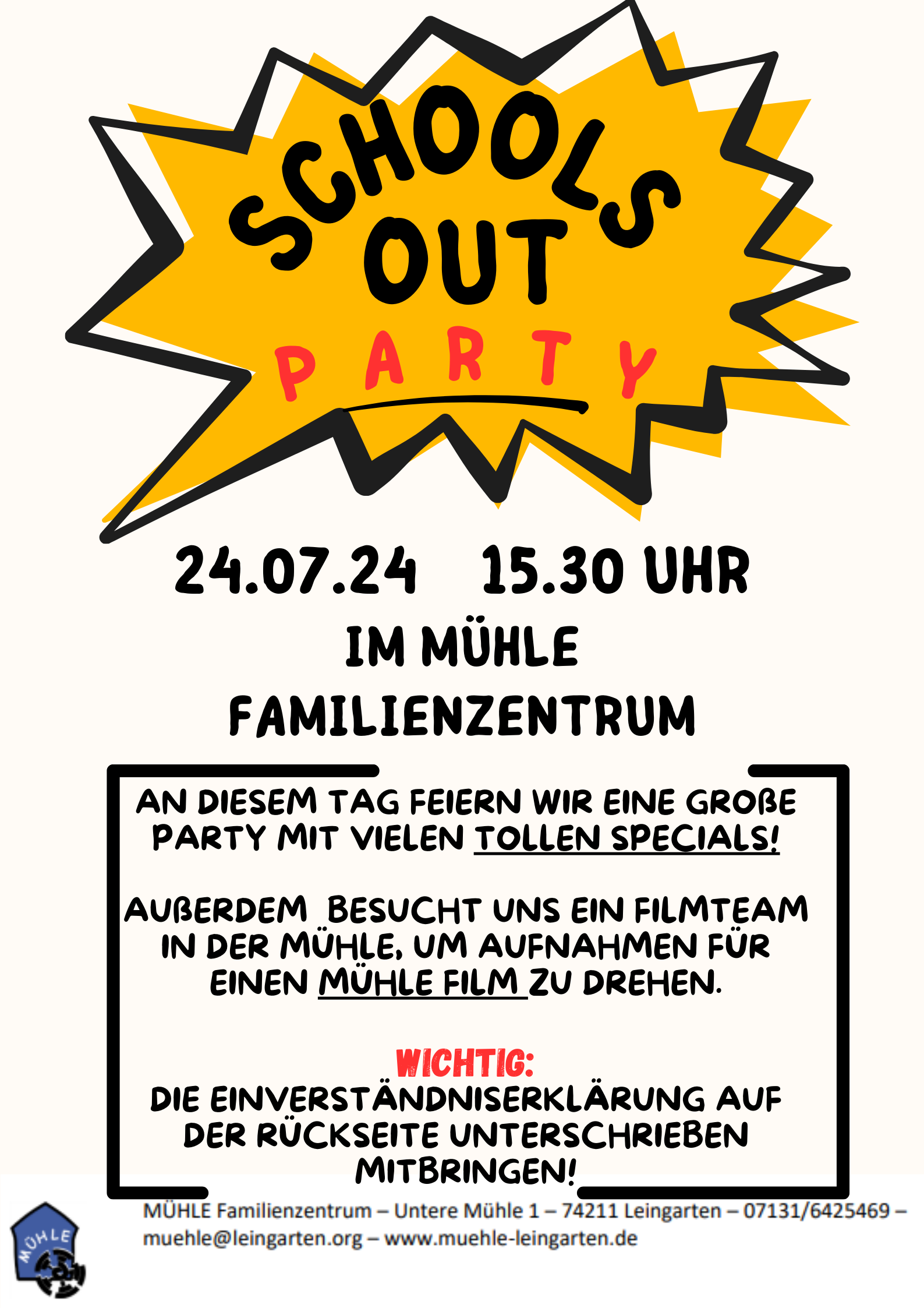 School´s out Party 